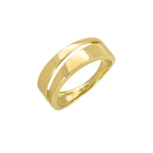 14K GOLD THEA SPLIT RING