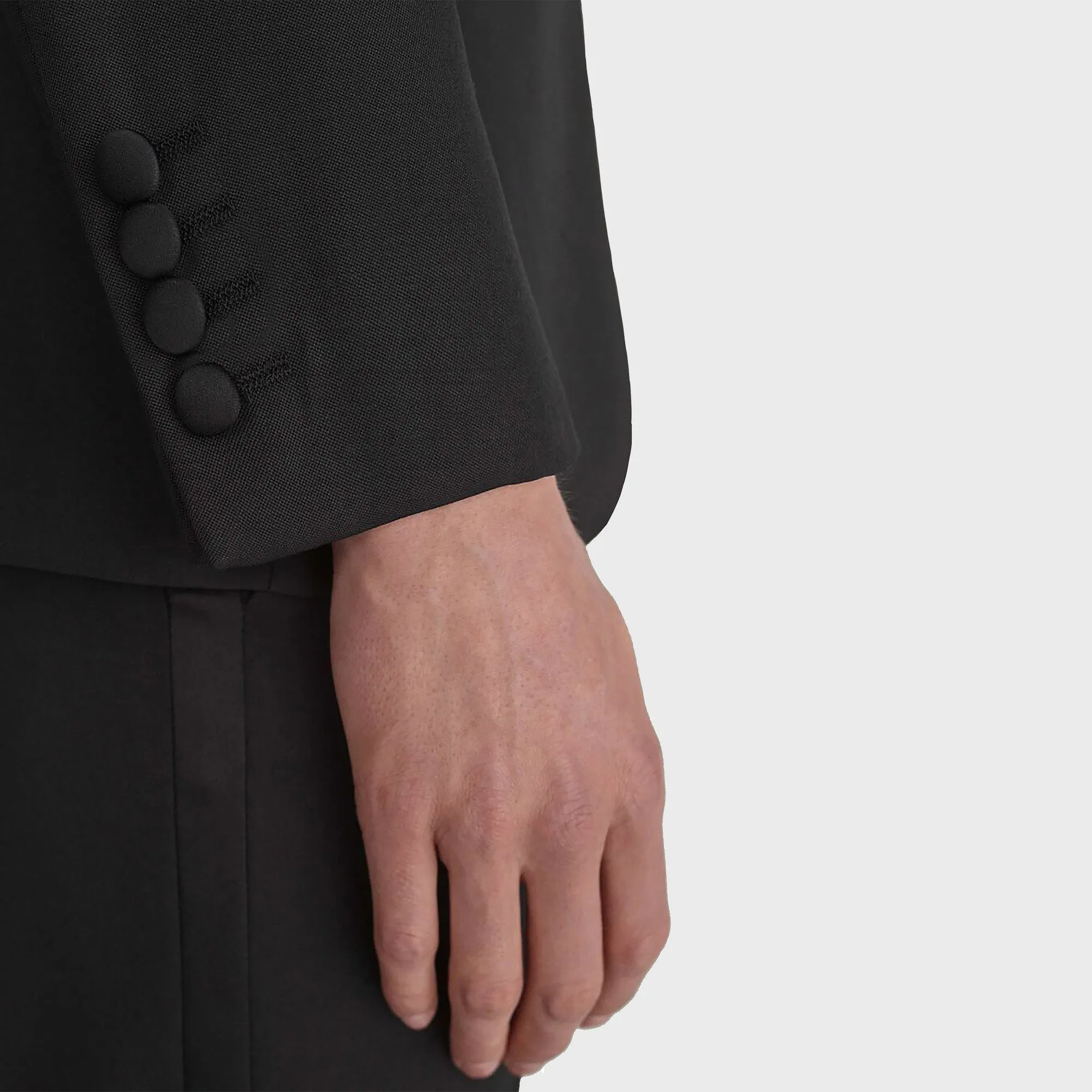 1903 Tuxedo Blazer in Black