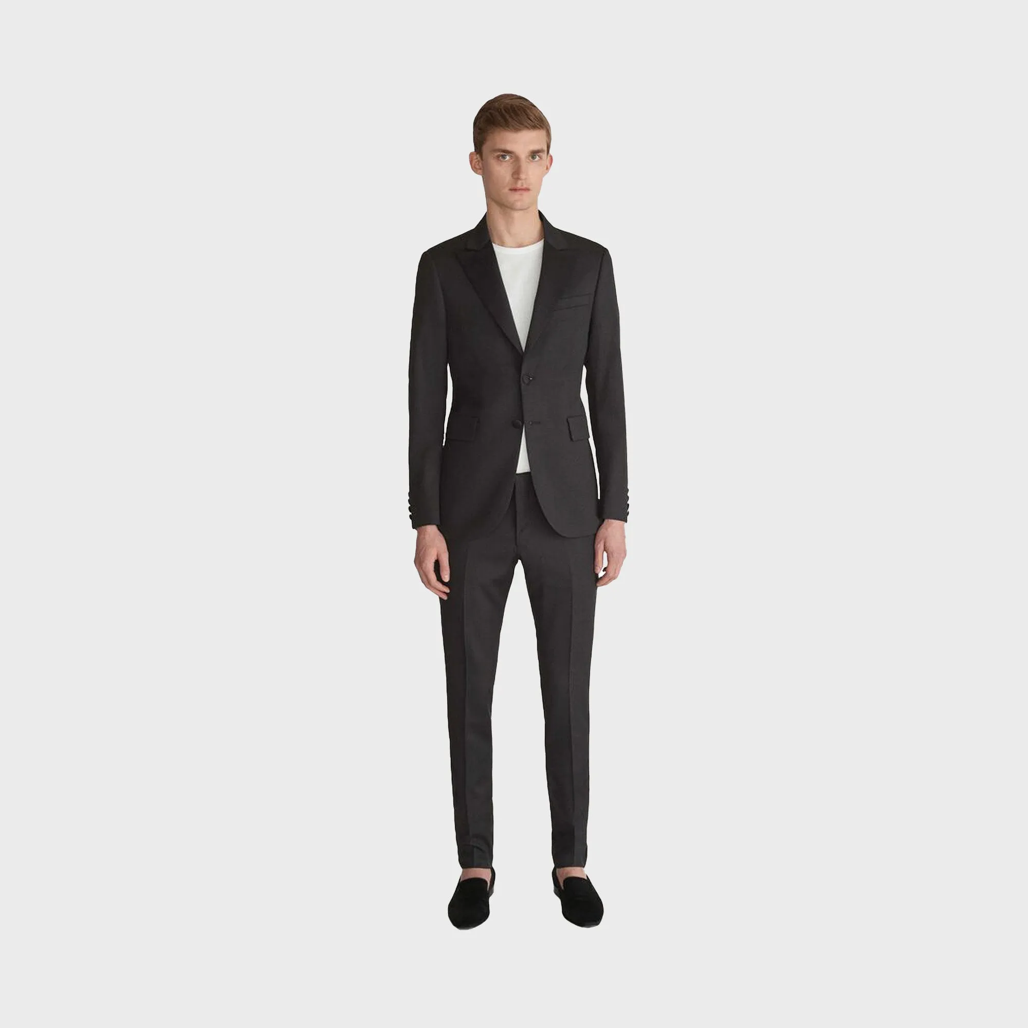 1903 Tuxedo Blazer in Black