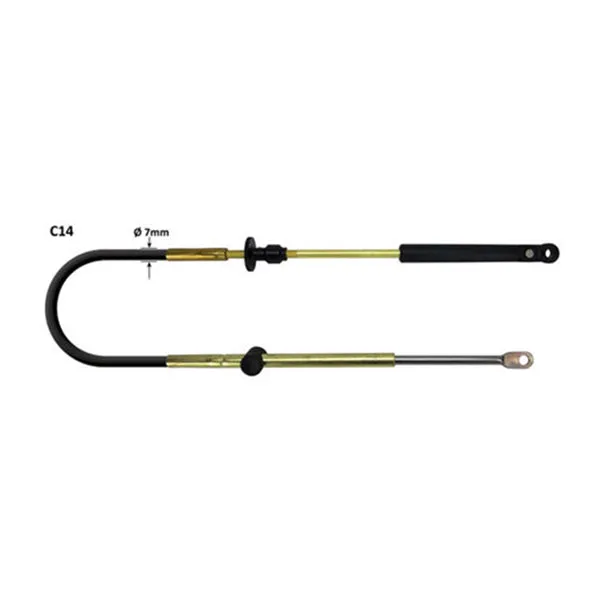 2x 11 ft Gear/Throttle Control Cables C14 for Johnson Evinrude OMC Outboard