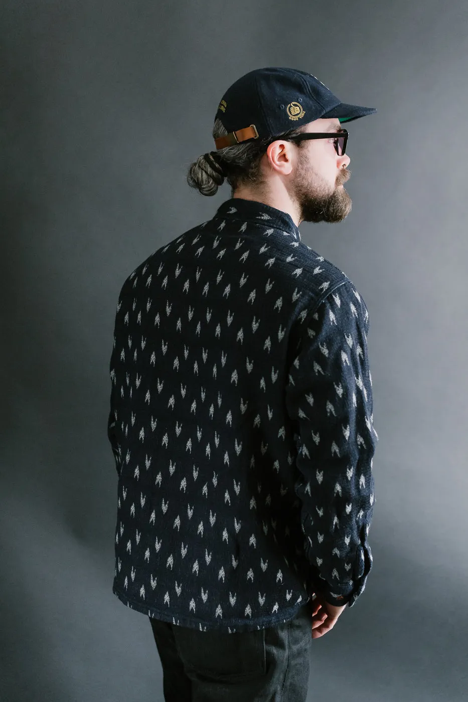 5712 - "Arrow Kasuri" Sashiko Shirt - Indigo