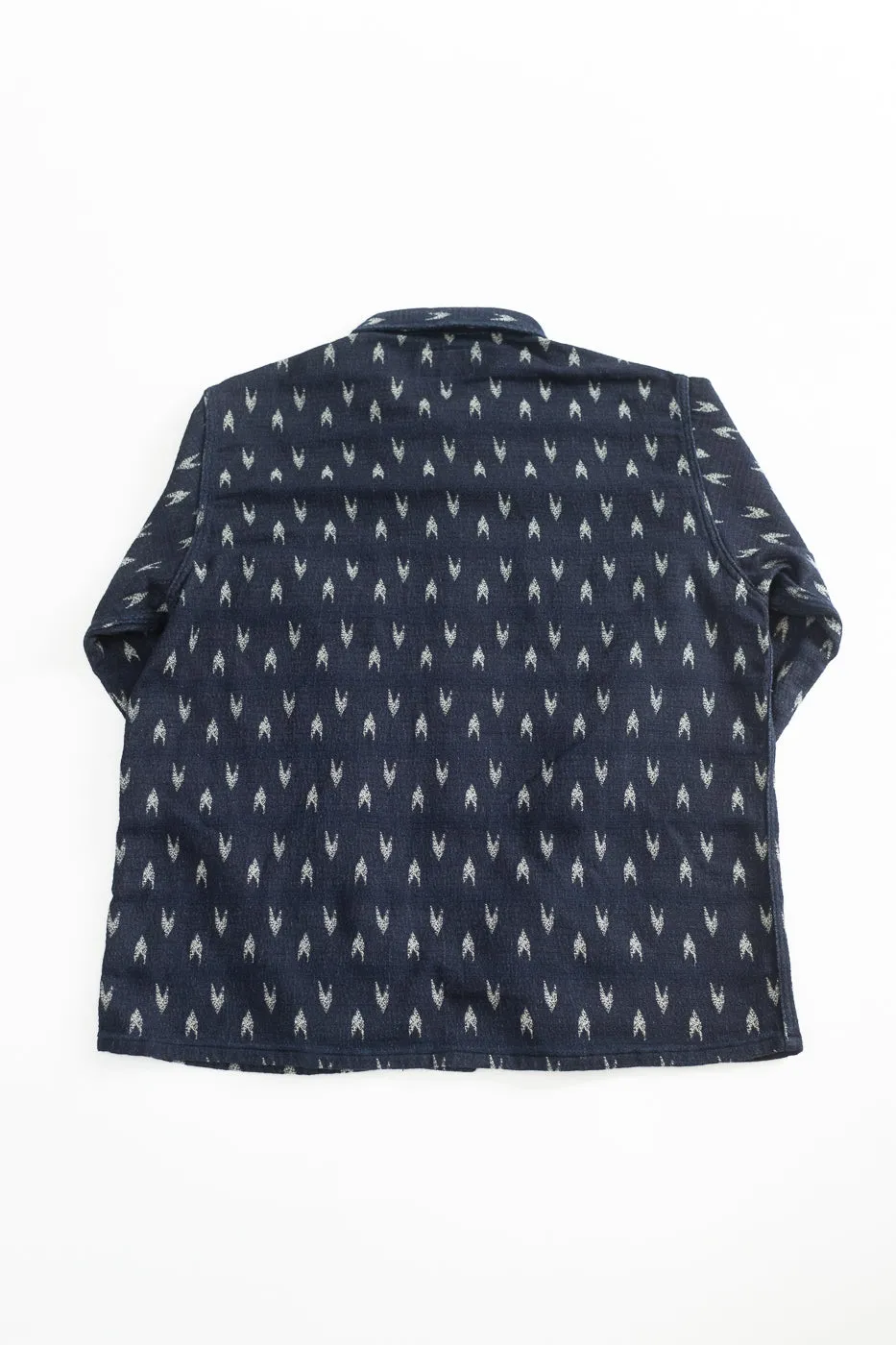 5712 - "Arrow Kasuri" Sashiko Shirt - Indigo