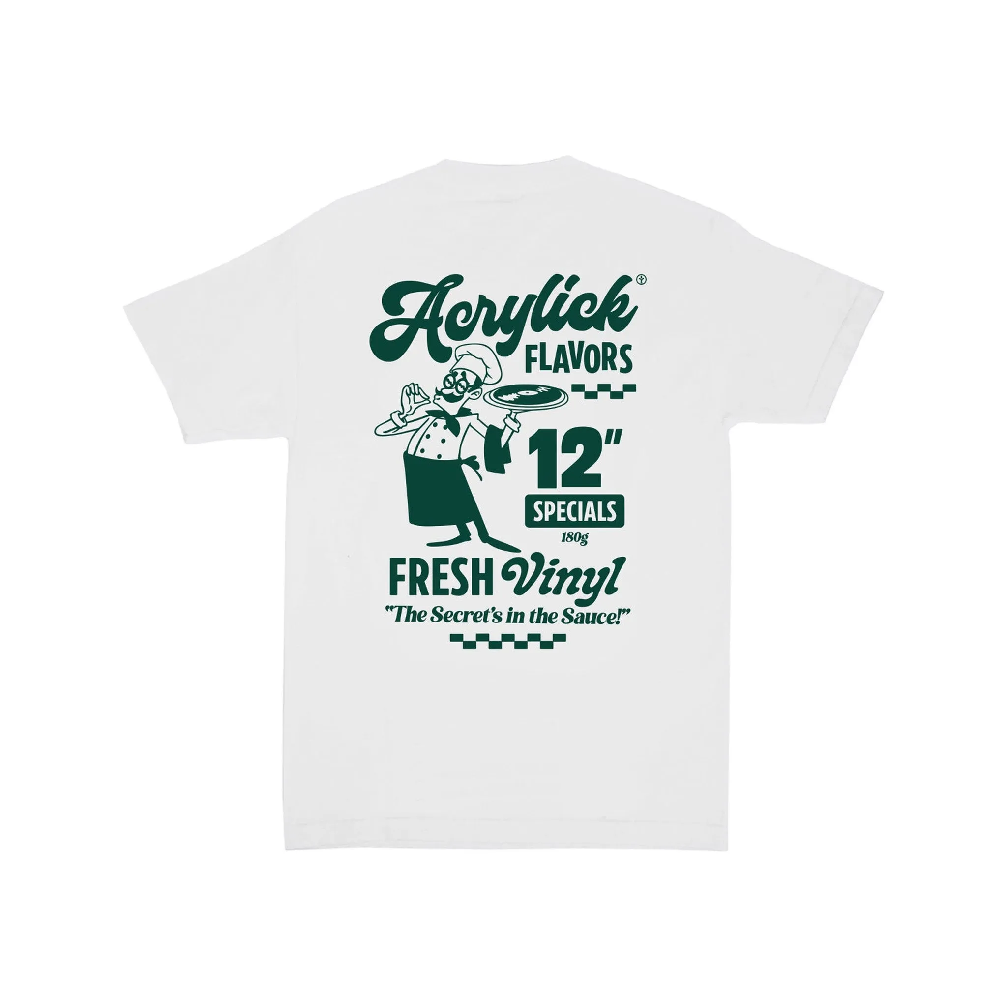 Acrylick Flavors Tee, White