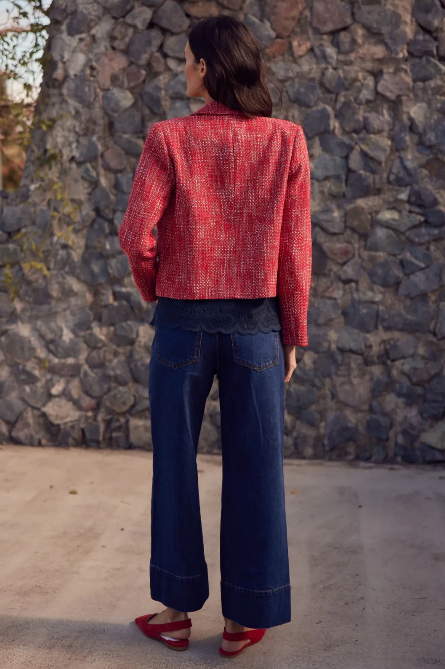ADJOIN Jacket | FIRE BOUCLE