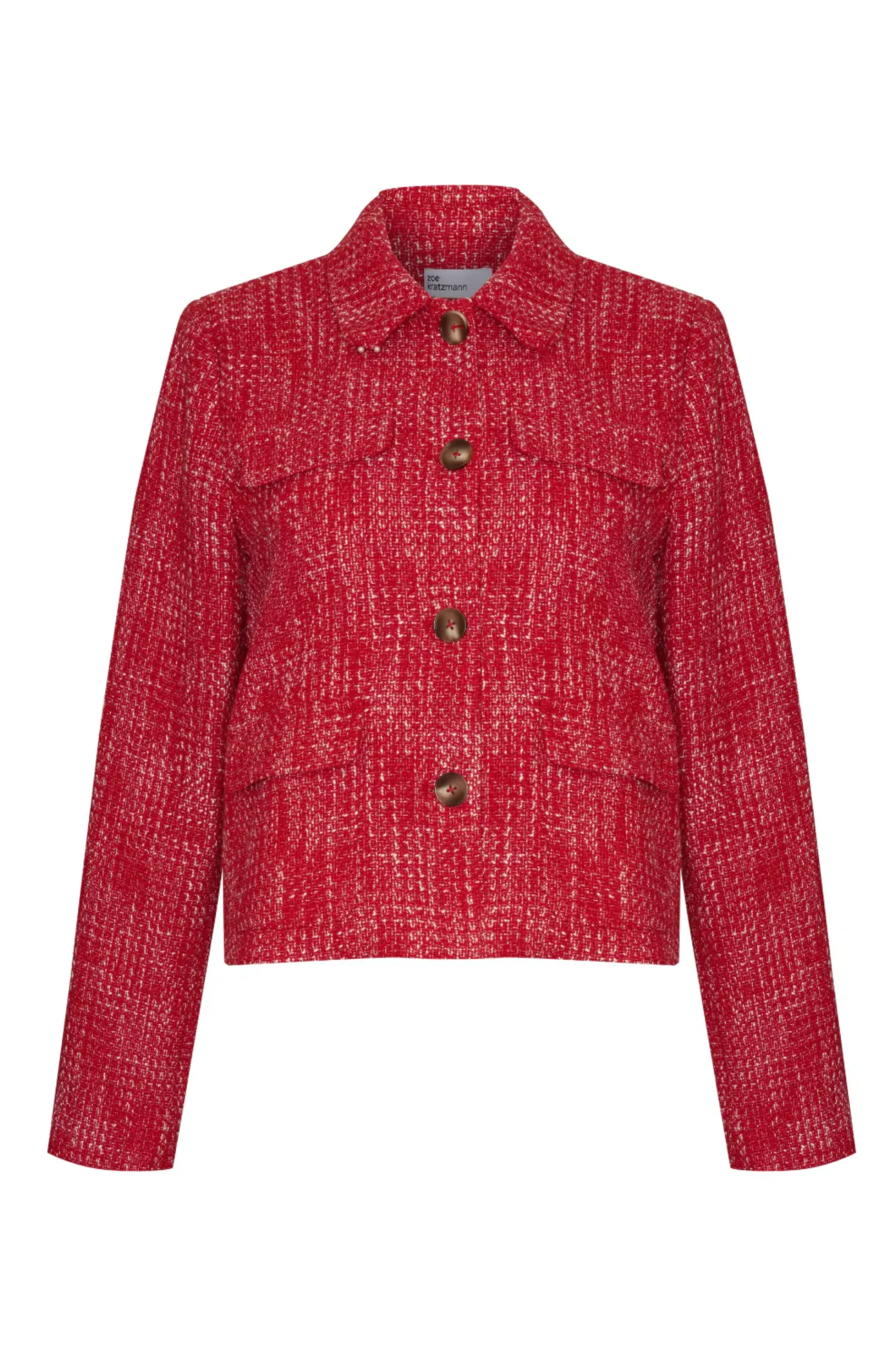 ADJOIN Jacket | FIRE BOUCLE