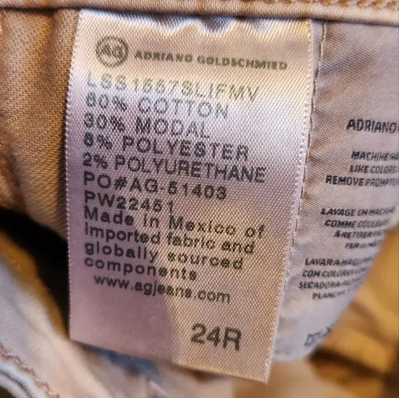AG Blush Pink Jeans