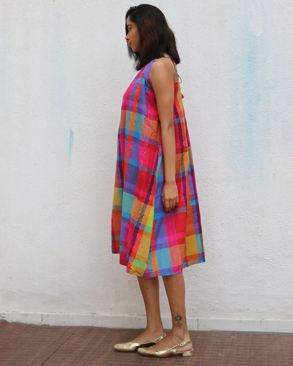 Aldora Handwoven Cotton Dress