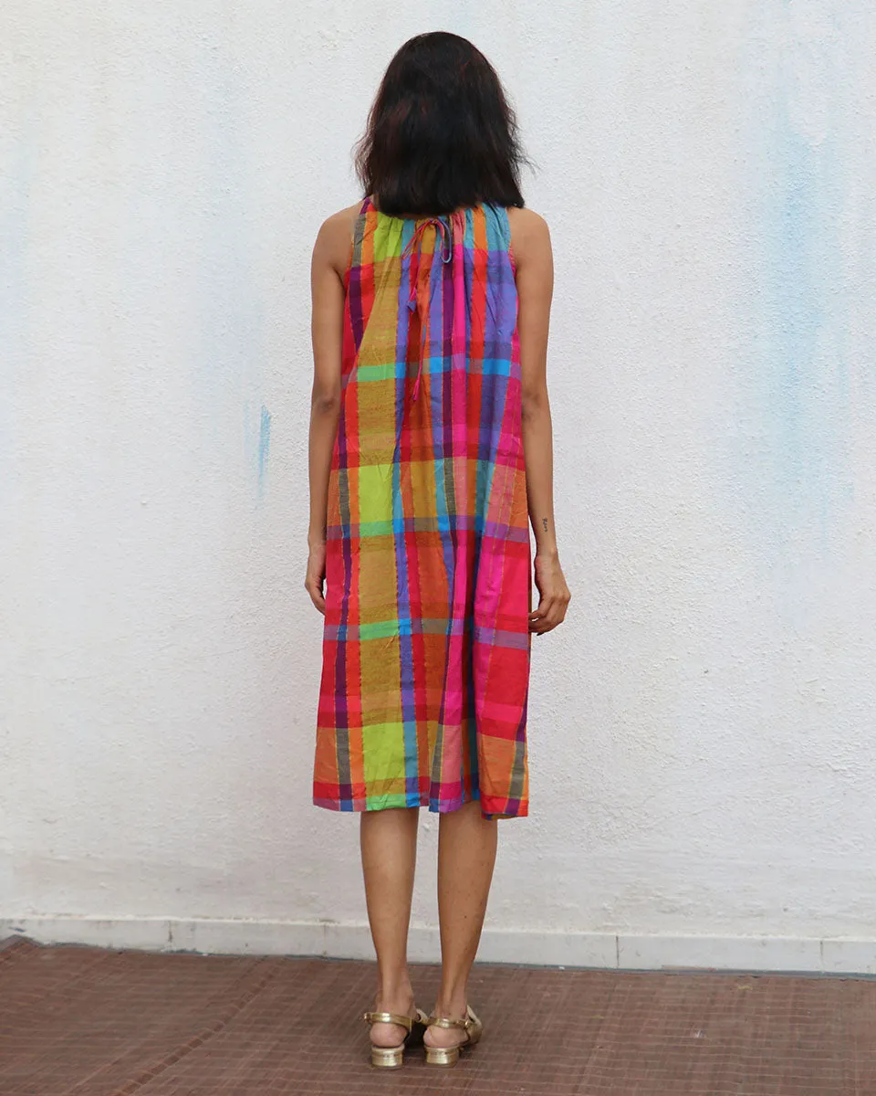 Aldora Handwoven Cotton Dress
