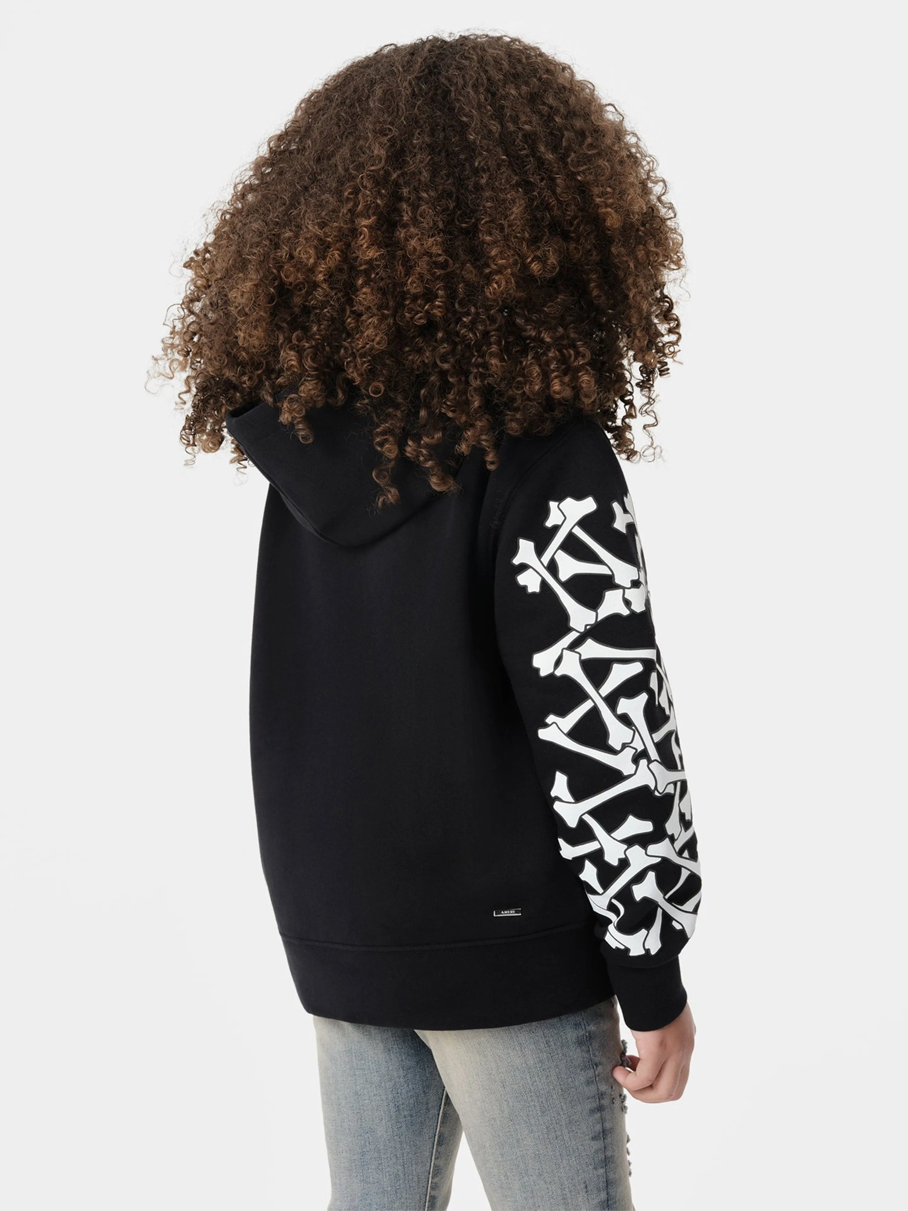 Amiri Kids Bones Hoodie in Black