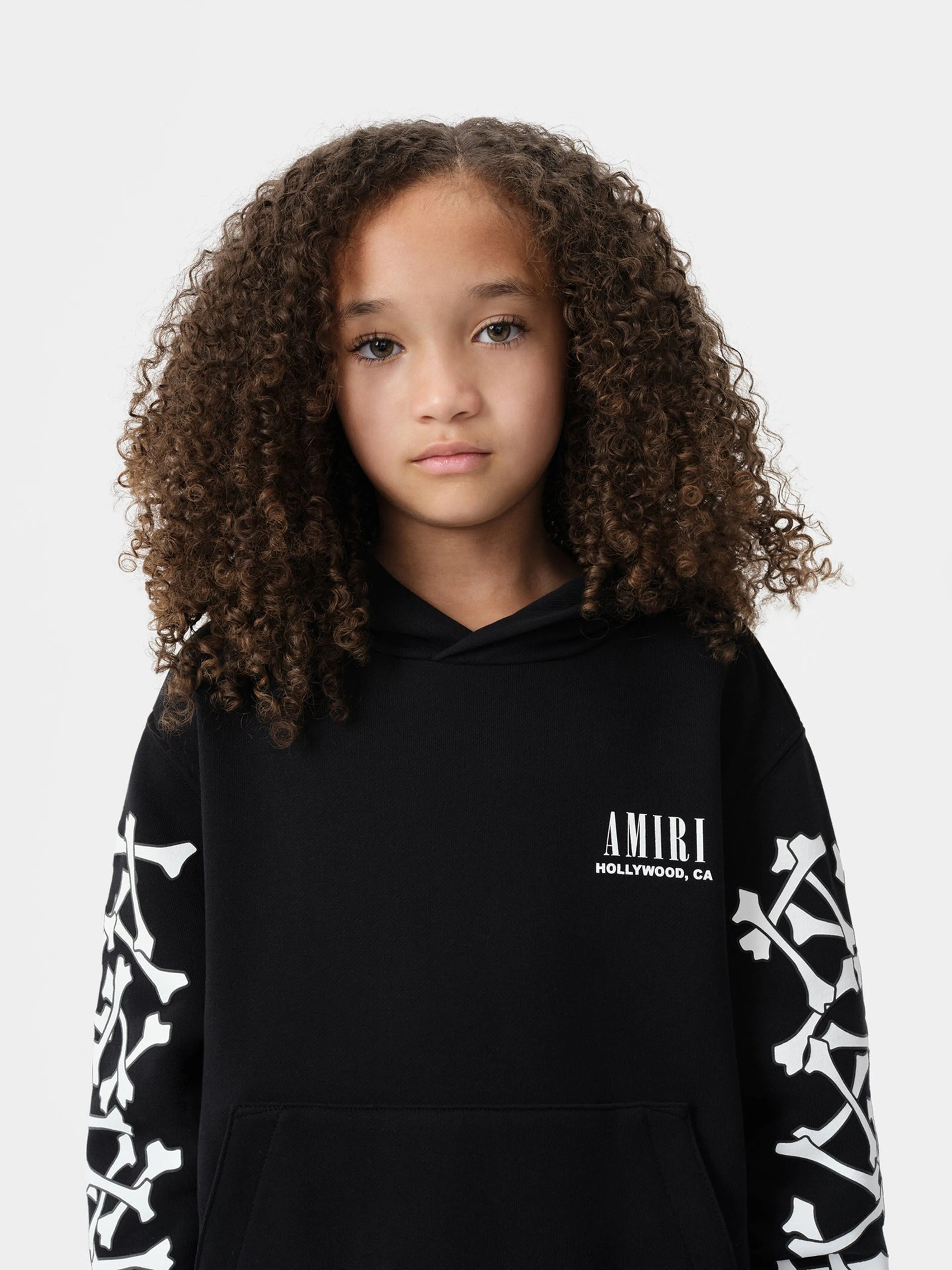 Amiri Kids Bones Hoodie in Black