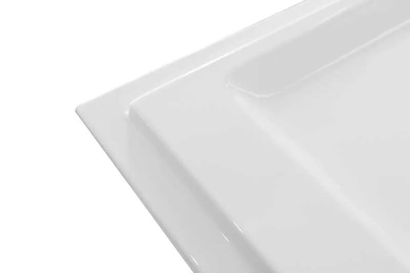 Anzzi Vasu 60 in. x 36 in. x 74 in. 3-piece DIY Friendly Alcove Shower Surround in White