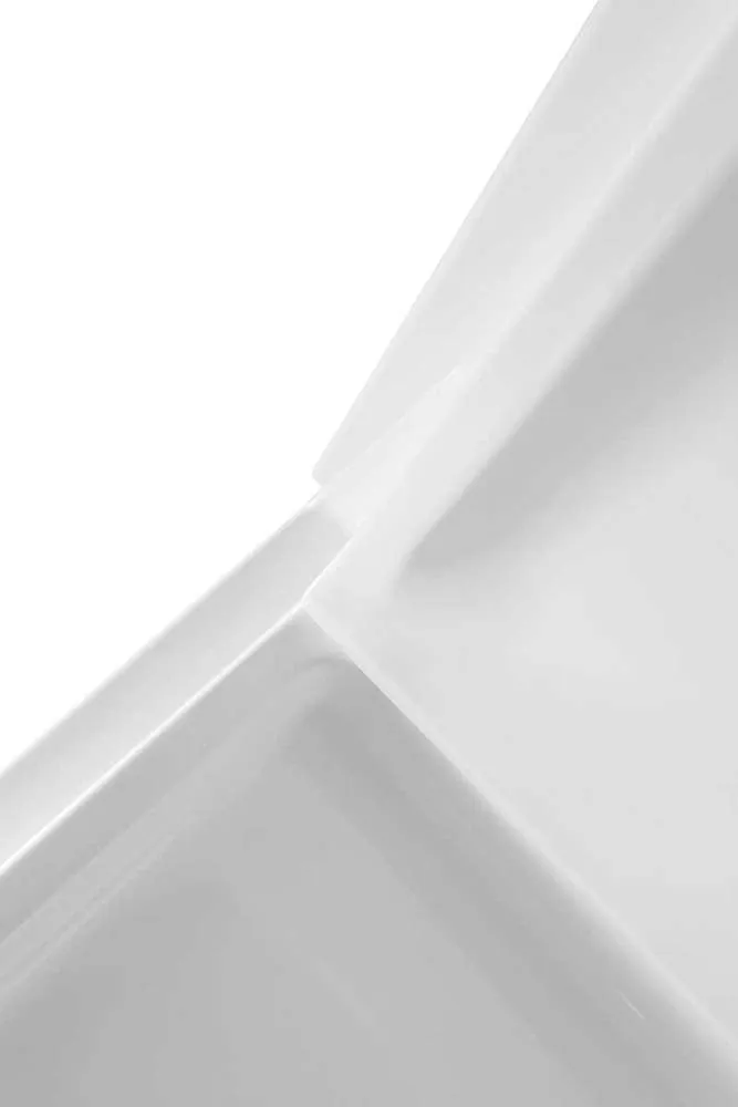 Anzzi Vasu 60 in. x 36 in. x 74 in. 3-piece DIY Friendly Alcove Shower Surround in White