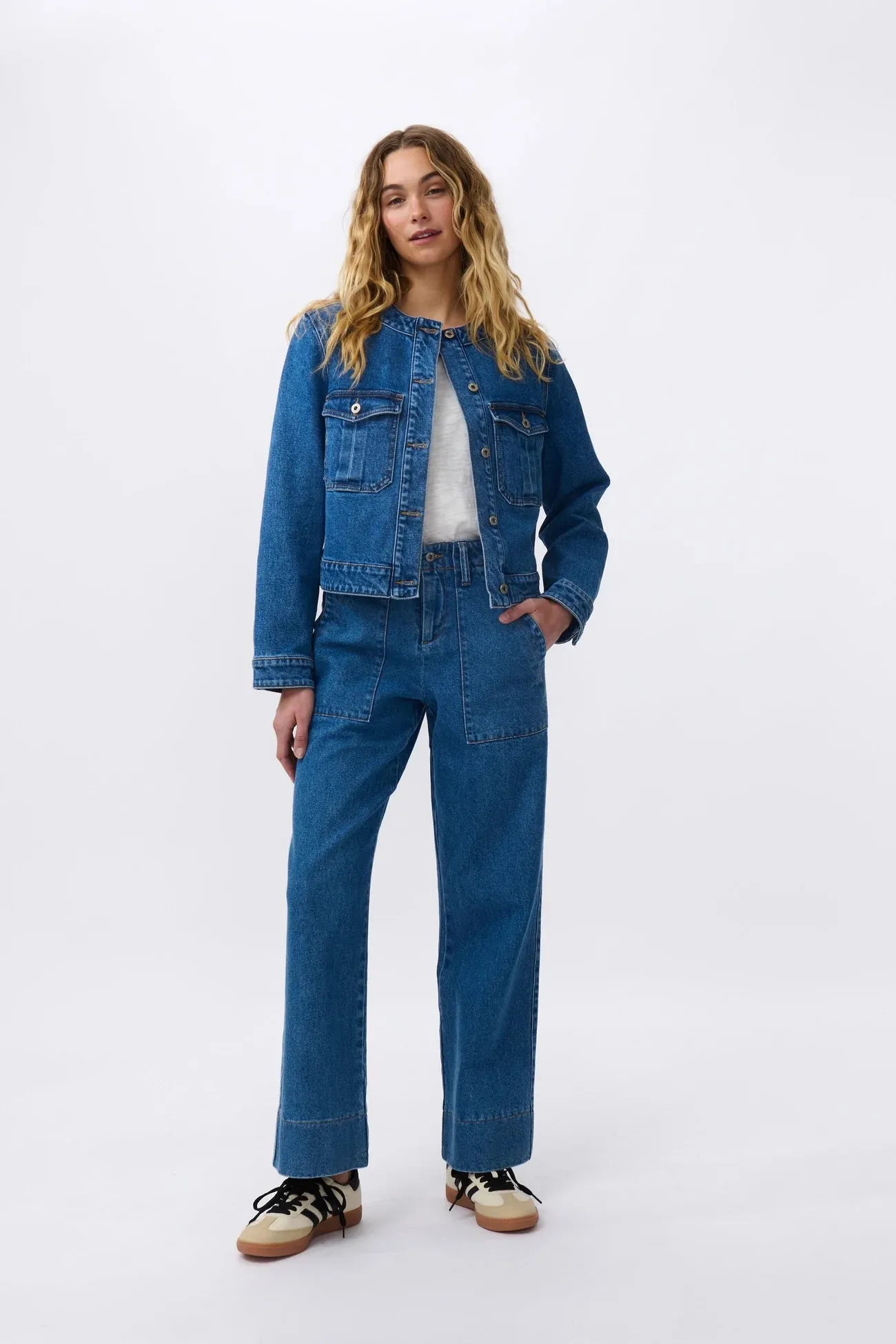 Audrey Jacket - 90's Blue