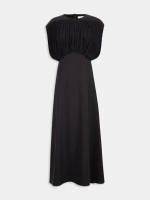 Black Crush Bias Midi Dress