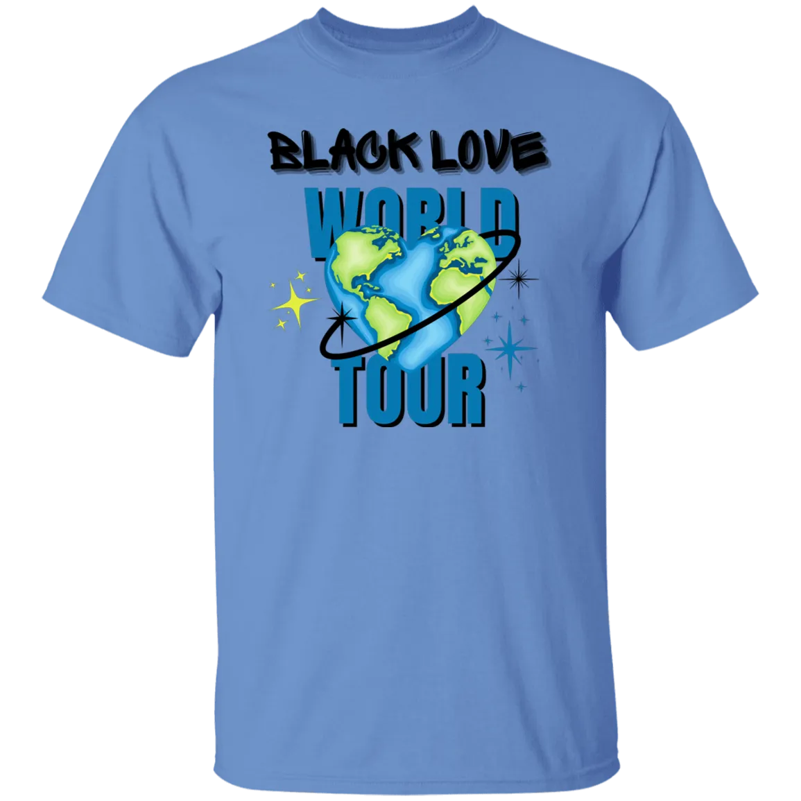 Black Love World Tour Unisex T-Shirt (Blue)