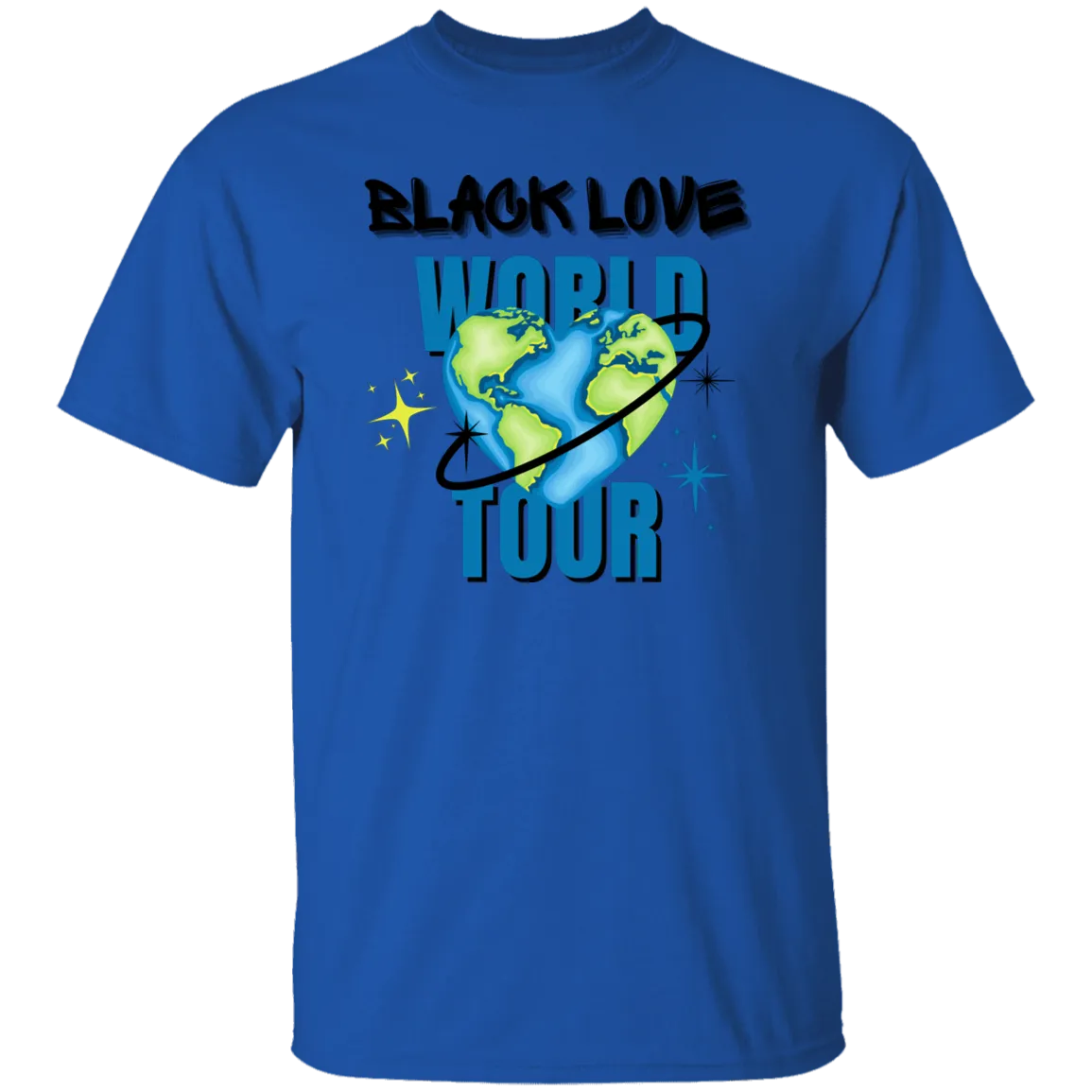 Black Love World Tour Unisex T-Shirt (Blue)