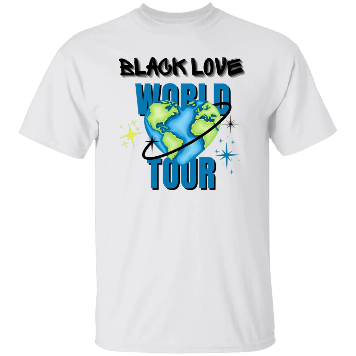 Black Love World Tour Unisex T-Shirt (Blue)