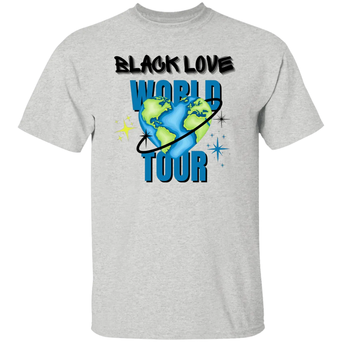 Black Love World Tour Unisex T-Shirt (Blue)