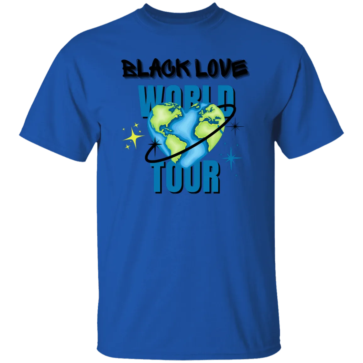 Black Love World Tour Unisex T-Shirt (Blue)