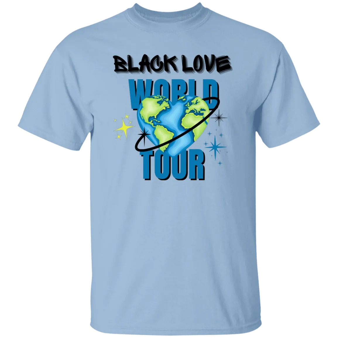Black Love World Tour Unisex T-Shirt (Blue)
