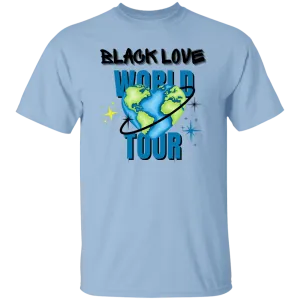 Black Love World Tour Unisex T-Shirt (Blue)