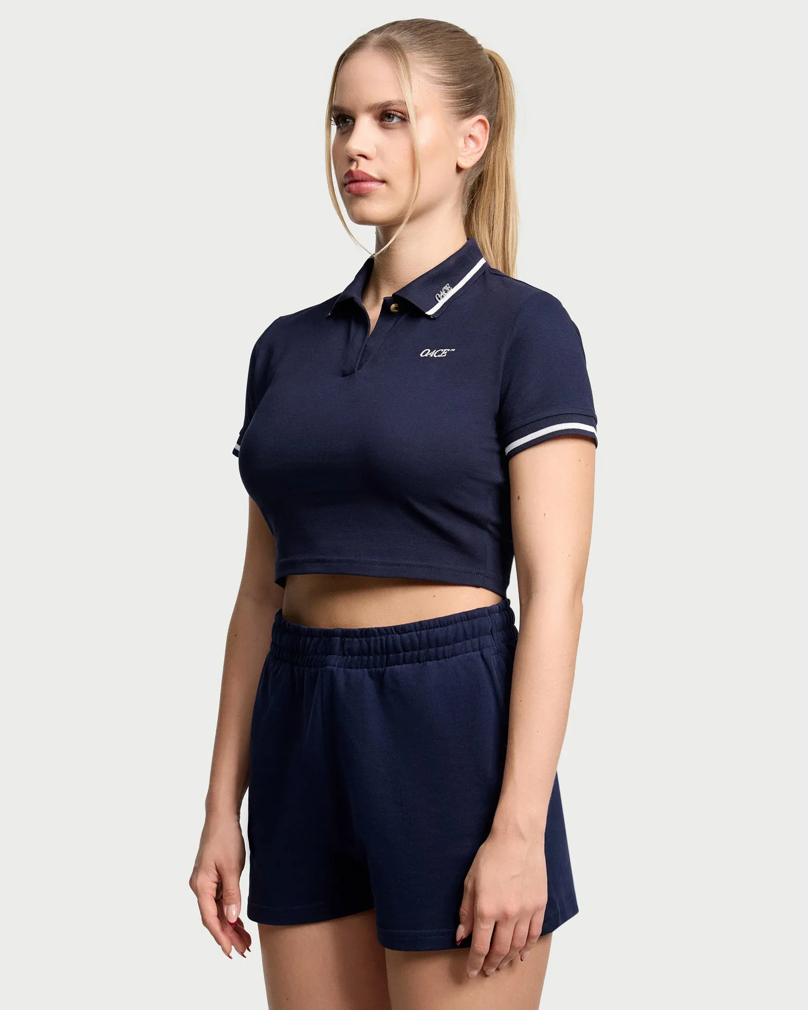 Bon Vivant Cropped Poloshirt