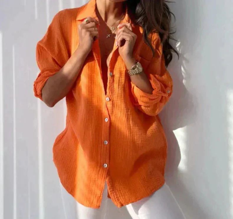 Brozman® | Soft Elegant Blouse With Collar