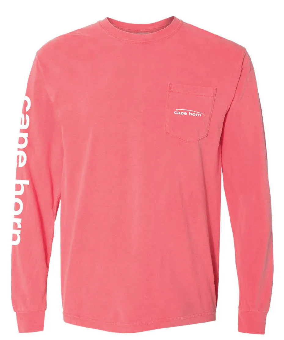 Cape Horn Classic Logo Long Sleeve Shirt - Watermelon