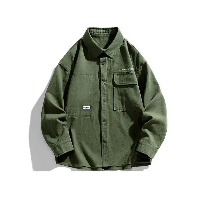 Casual Long Sleeve Button-Up Shirt
