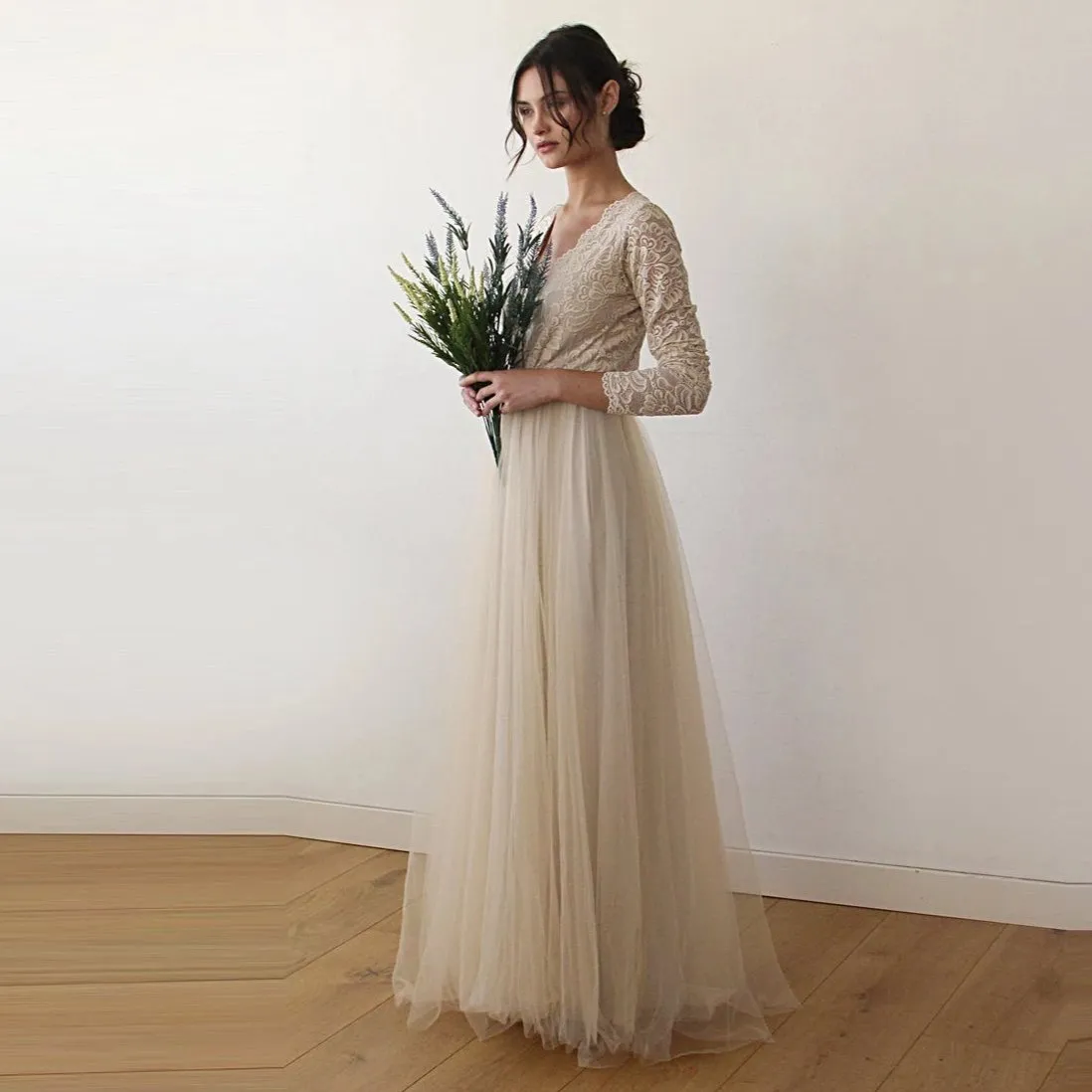 Champagne Dress #1125