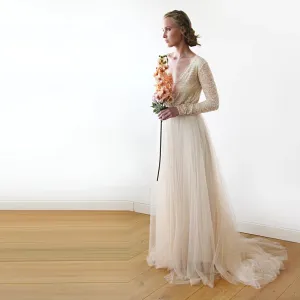 Champagne Train Dress #1164
