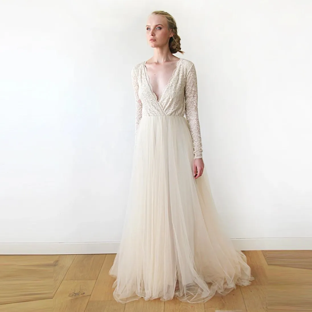 Champagne Train Dress #1164