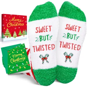 Christmas Gifts Candy Stocking Sock - Xmas Stocking Stuffers for Teens, Secret Santa Socks 7-9 Years Kids Boys Girls