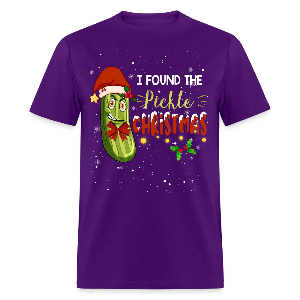 Christmas - I Found The Pickle - Family Shirts Men, Woman Christmas T Shirts