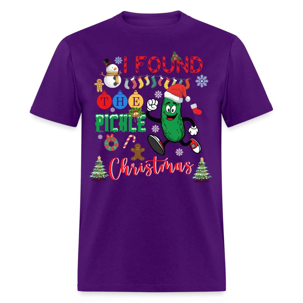 Christmas - I Found The Pickle - Family Shirts Men, Woman Christmas T Shirts