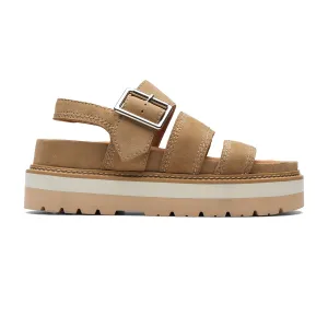 Clarks Orianna Over - Sandals - Dark Sand - 261715074 - D Width (Standard Fit)