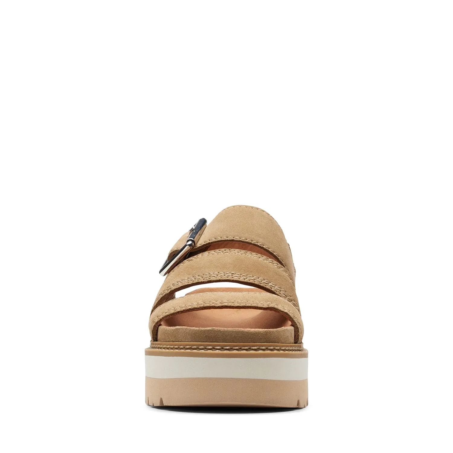 Clarks Orianna Over - Sandals - Dark Sand - 261715074 - D Width (Standard Fit)