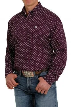 CLMTW1105351 Cinch Mens L/S Shirt Print