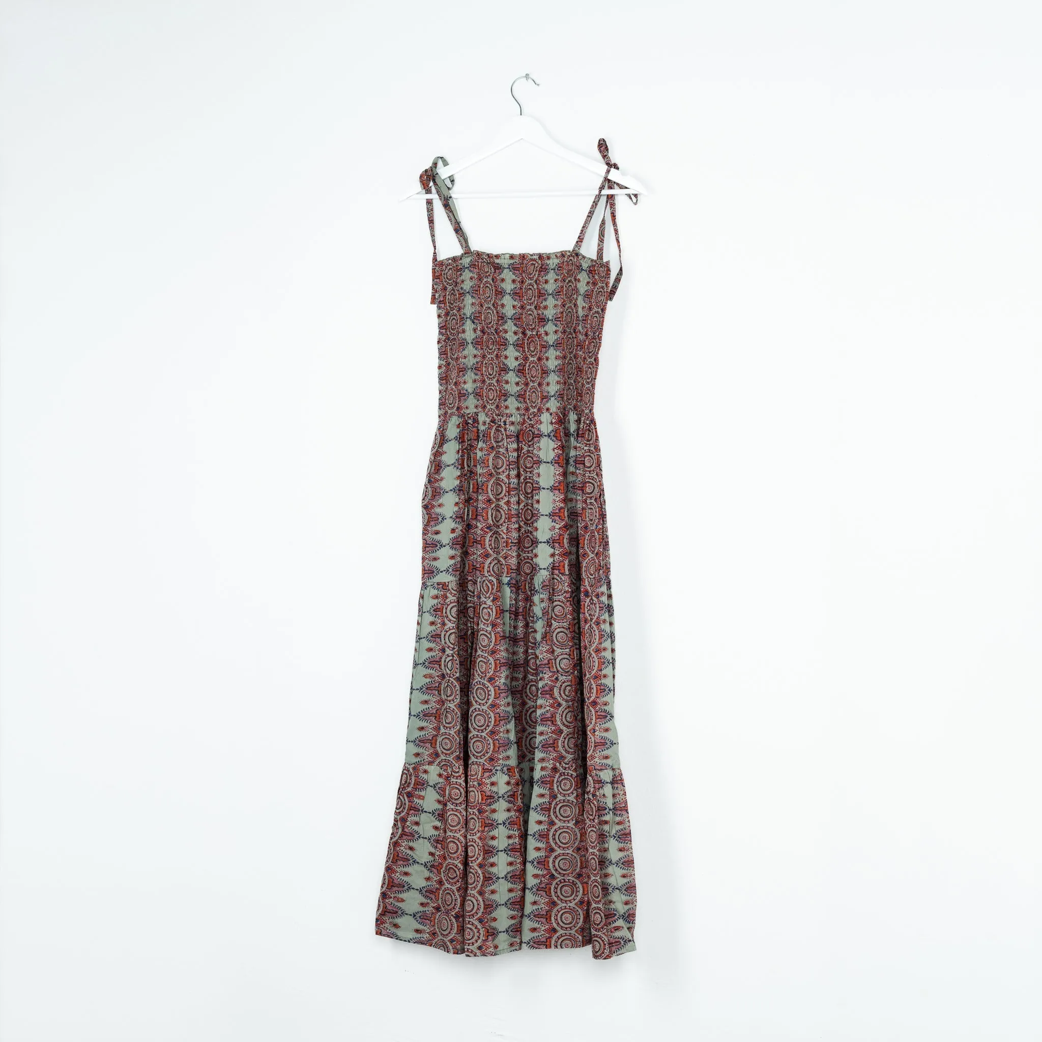 Colorful Halter Maxi Dress