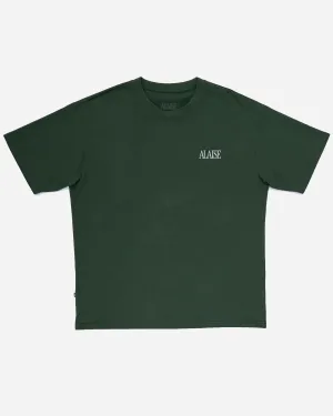 Cotton Tee Box Fit - Green