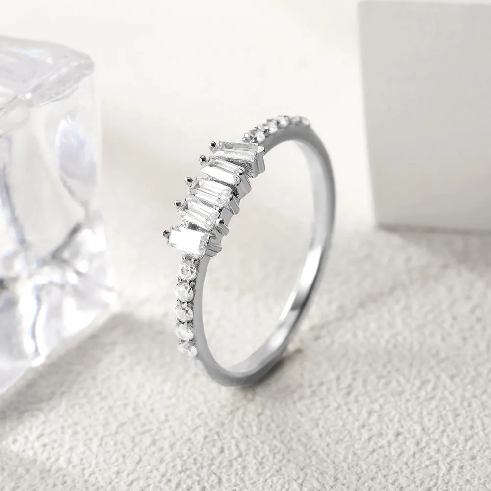 Creative gemstone smooth ring-SSR073