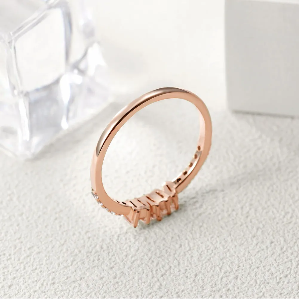 Creative gemstone smooth ring-SSR073