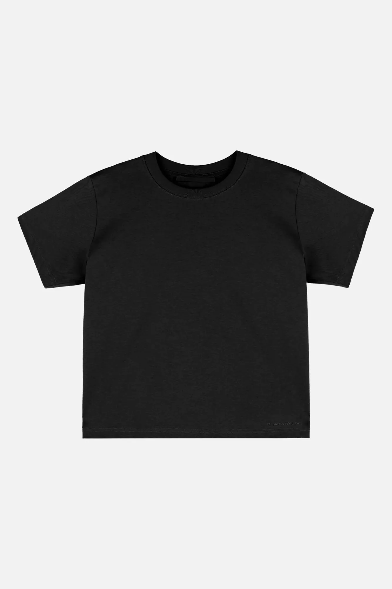 CROPPED T-SHIRT BLACK