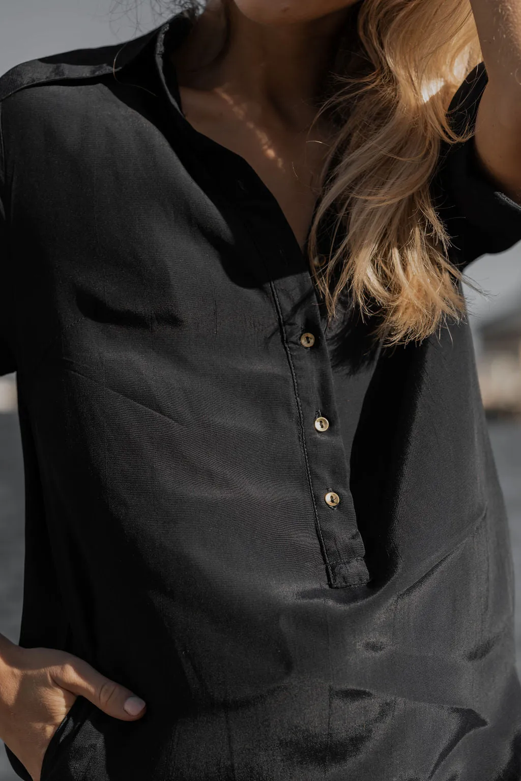Cuba Libre Shirt dress in Navy