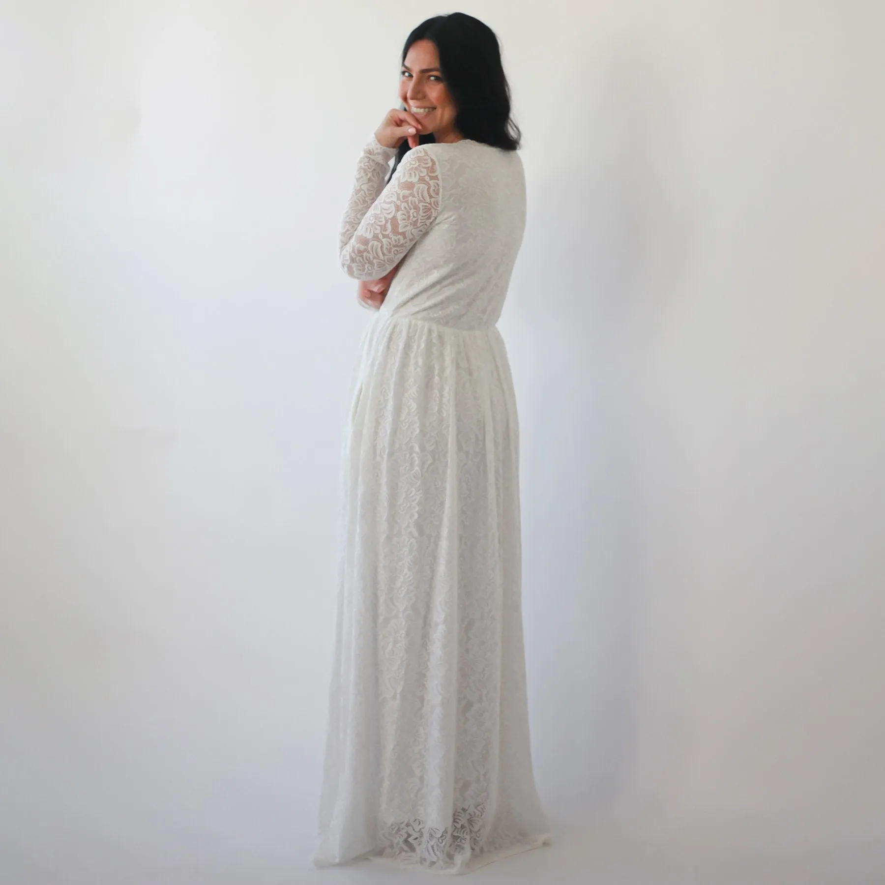 Curvy dress with pockets #1269
