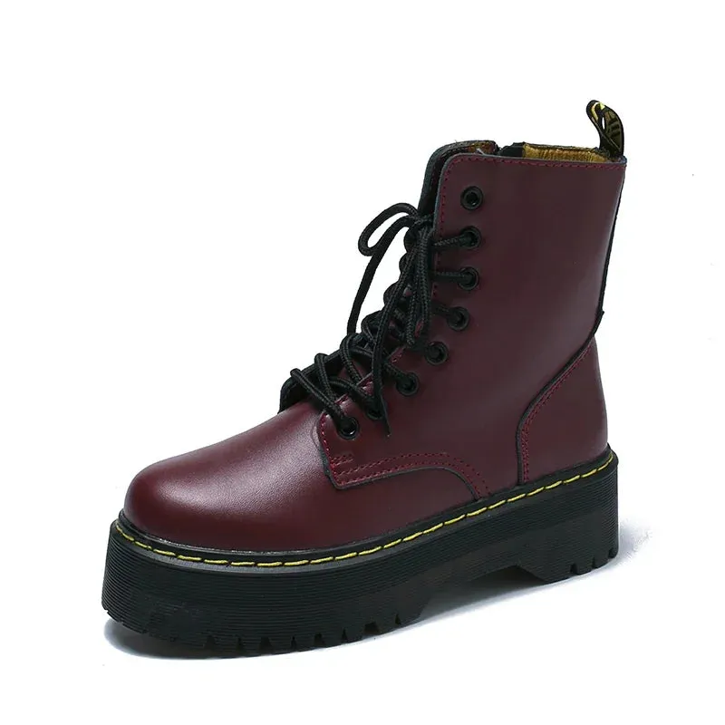 DAKOTA™ CHUNKY PLATFORM COMBAT BOOTS