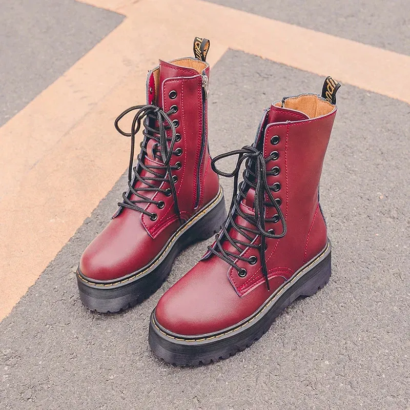DAKOTA™ CHUNKY PLATFORM COMBAT BOOTS