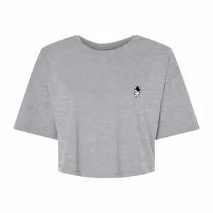 Dalix Astronaut Womens Flowy Cropped Tee