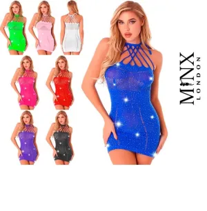 Diamond Dress | Rhinestone Dress | See Through Dress | Sheer Dress | Mesh Dress | See Through lingerie | Fishnet Dress | Transparent Dress