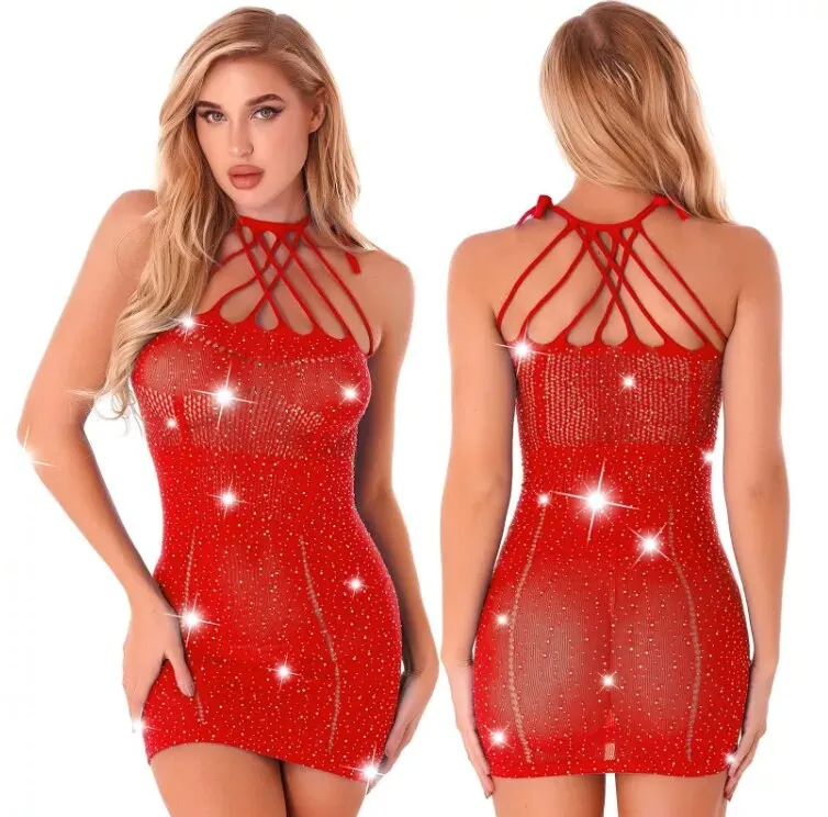 Diamond Dress | Rhinestone Dress | See Through Dress | Sheer Dress | Mesh Dress | See Through lingerie | Fishnet Dress | Transparent Dress